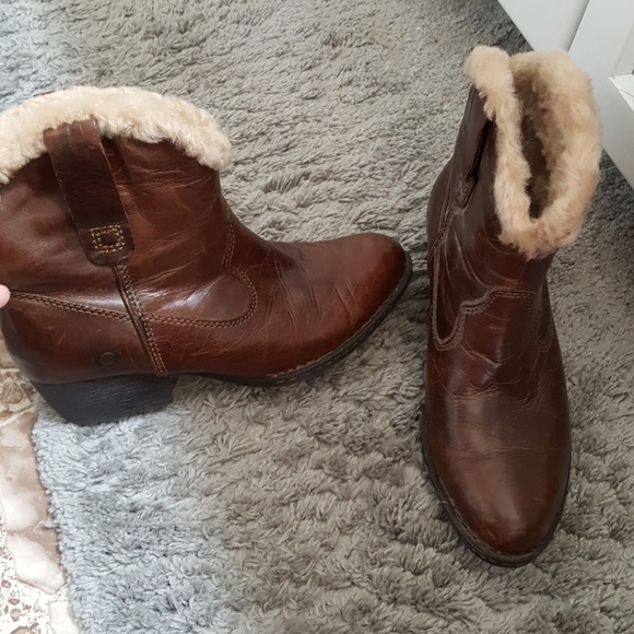 born shearling boots